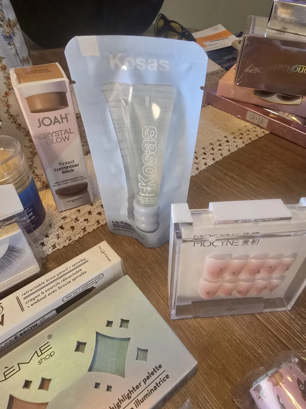 Martha Stewart Makeup Bag with The Creme Shop Kosas & Lottie London Products